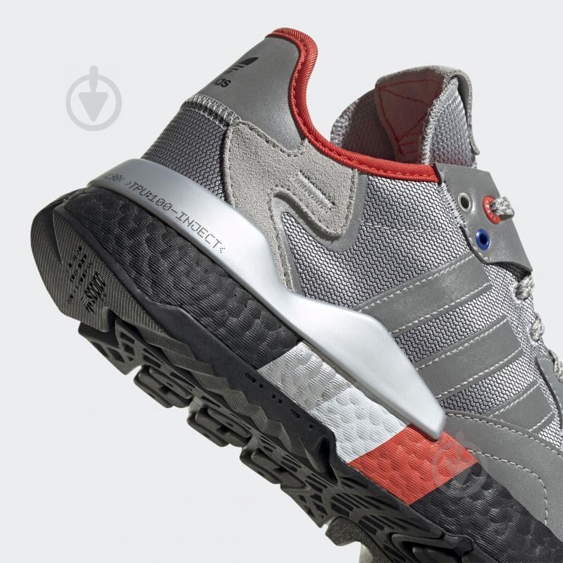 Кроссовки мужские демисезонные Adidas NITE JOGGER FV3787 р.44 2/3 серебряные - фото 8