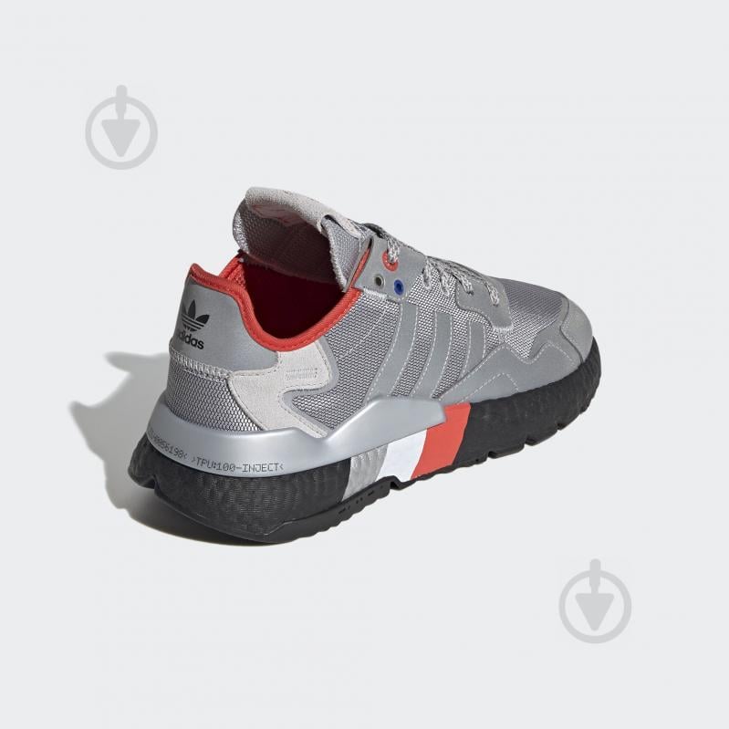 Кроссовки мужские демисезонные Adidas NITE JOGGER FV3787 р.46 серебряные - фото 5