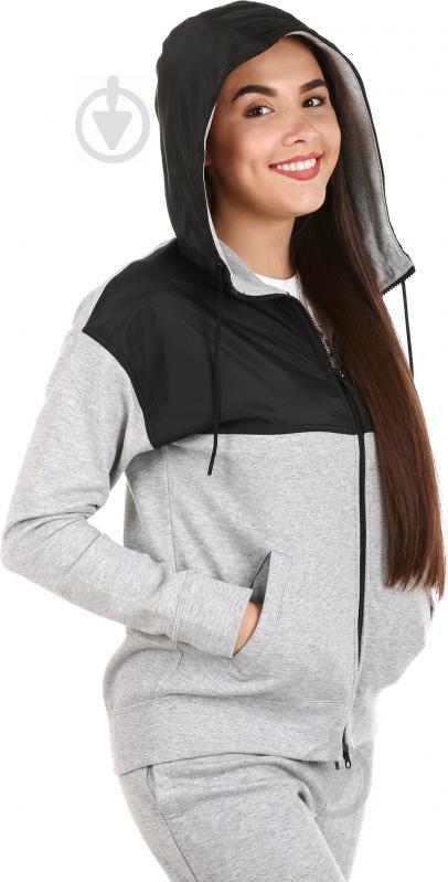 Толстовка Nike W NSW AV15 HOODIE FZ 829407-063 р. L серый - фото 2