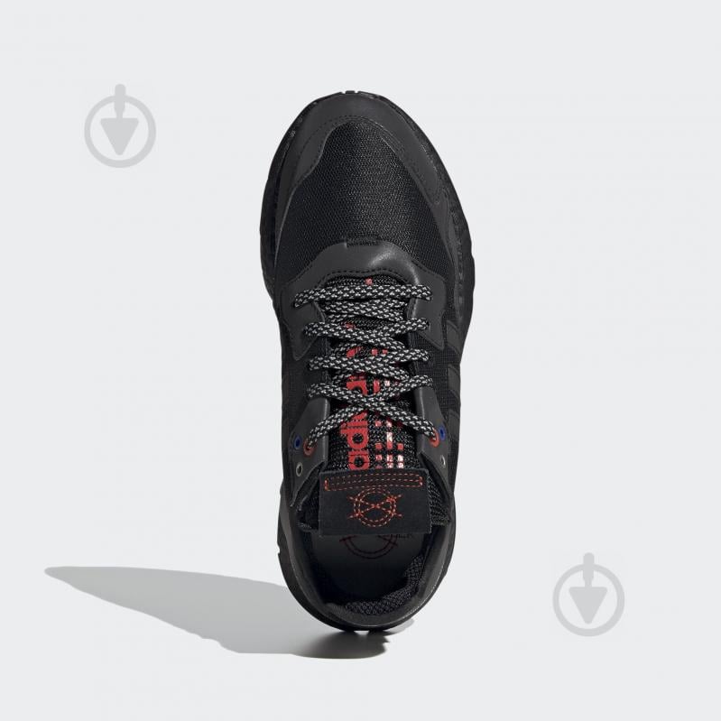 Кроссовки мужские демисезонные Adidas NITE JOGGER FV3788 р.42 2/3 черные - фото 2