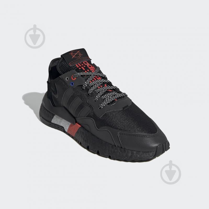 Кросівки чоловічі демісезонні Adidas NITE JOGGER FV3788 р.42 2/3 чорні - фото 4