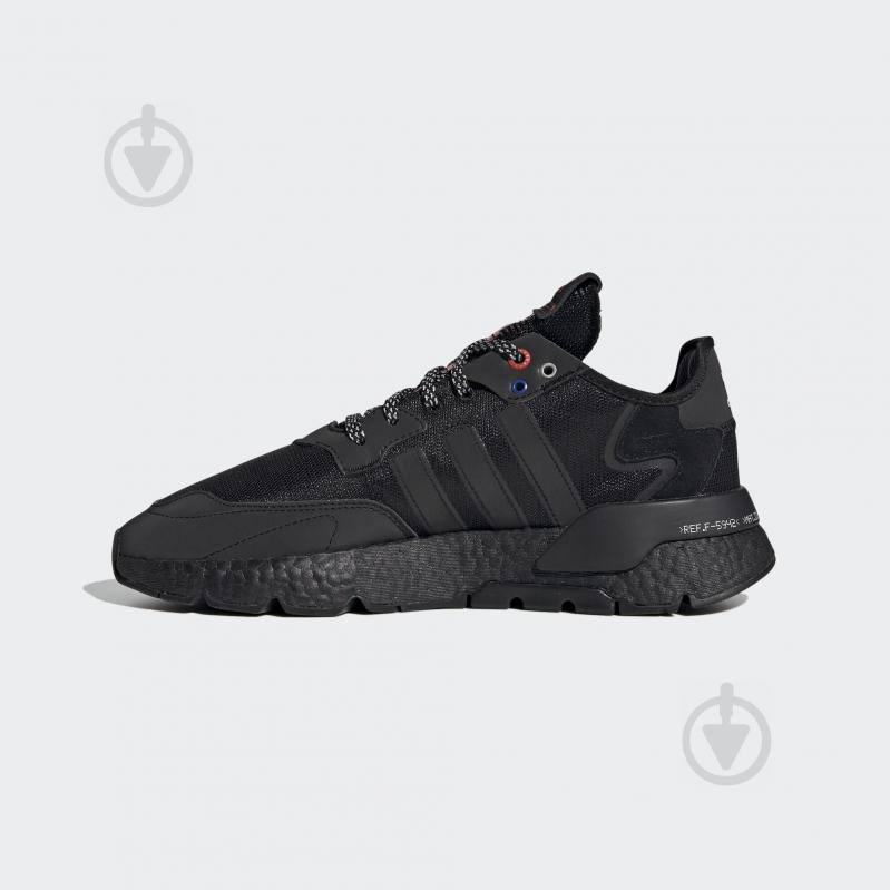 Кроссовки мужские демисезонные Adidas NITE JOGGER FV3788 р.42 2/3 черные - фото 6