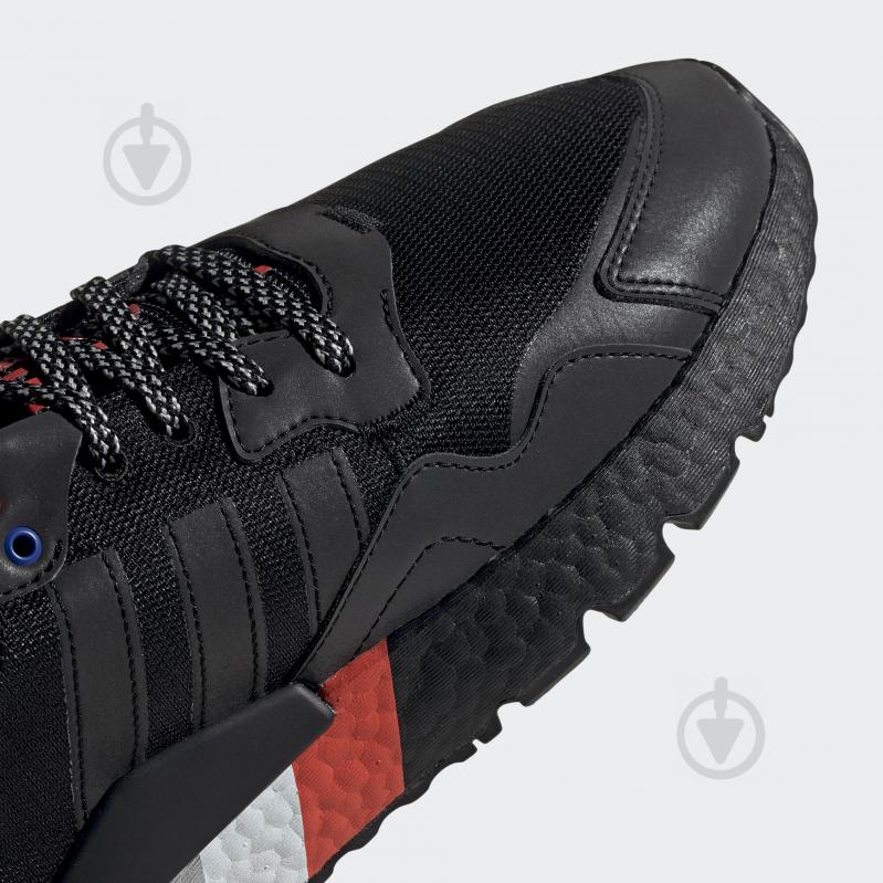 Кросівки чоловічі демісезонні Adidas NITE JOGGER FV3788 р.42 2/3 чорні - фото 9