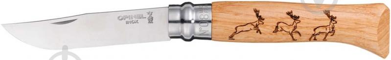 Ніж складаний Opinel Олень №8 VRI Inox Animalia 1620 - фото 1