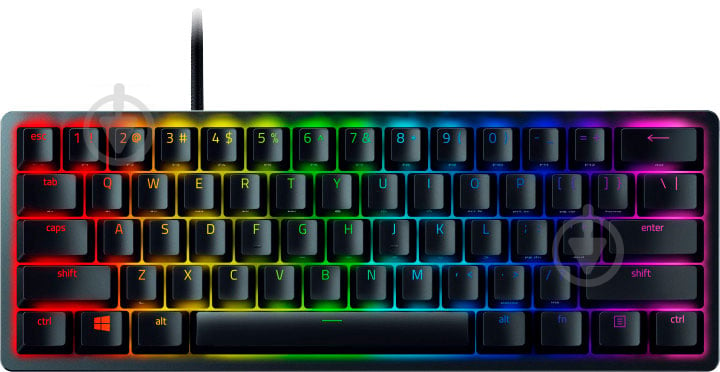 Клавиатура игровая Razer Huntsman mini Purple Switch ENG (RZ03-03390100-R3M1) black - фото 1