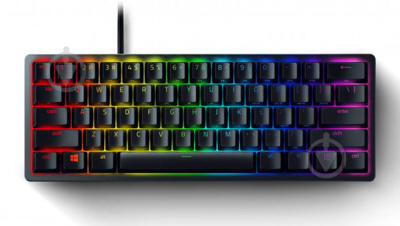 Клавиатура игровая Razer Huntsman mini Purple Switch ENG (RZ03-03390100-R3M1) black - фото 5