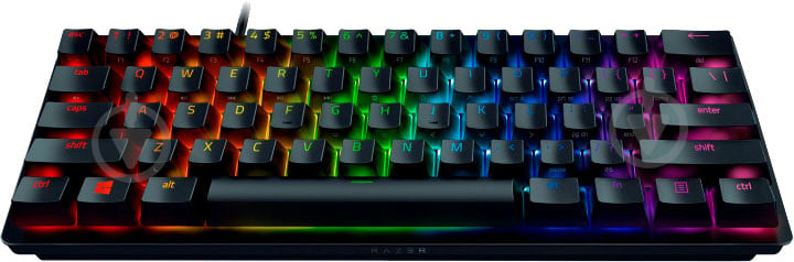 Клавиатура игровая Razer Huntsman mini Purple Switch ENG (RZ03-03390100-R3M1) black - фото 4