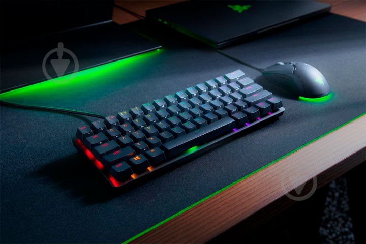 Клавиатура игровая Razer Huntsman mini Purple Switch ENG (RZ03-03390100-R3M1) black - фото 7