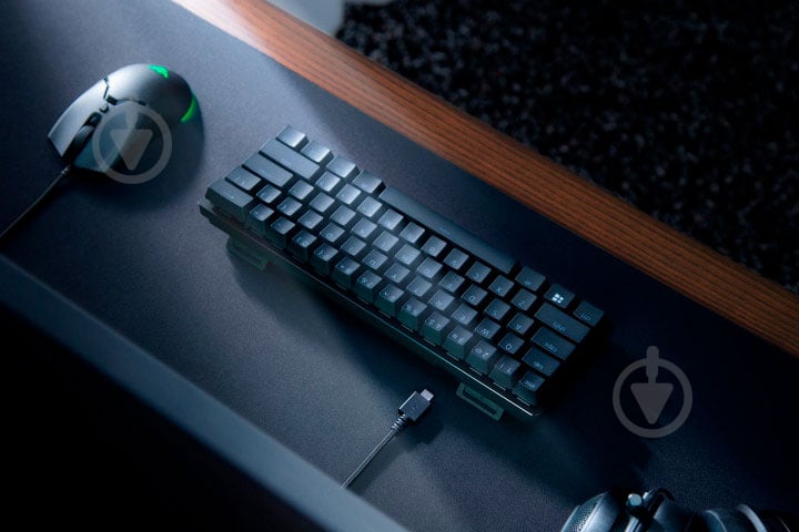 Клавиатура игровая Razer Huntsman mini Purple Switch ENG (RZ03-03390100-R3M1) black - фото 8