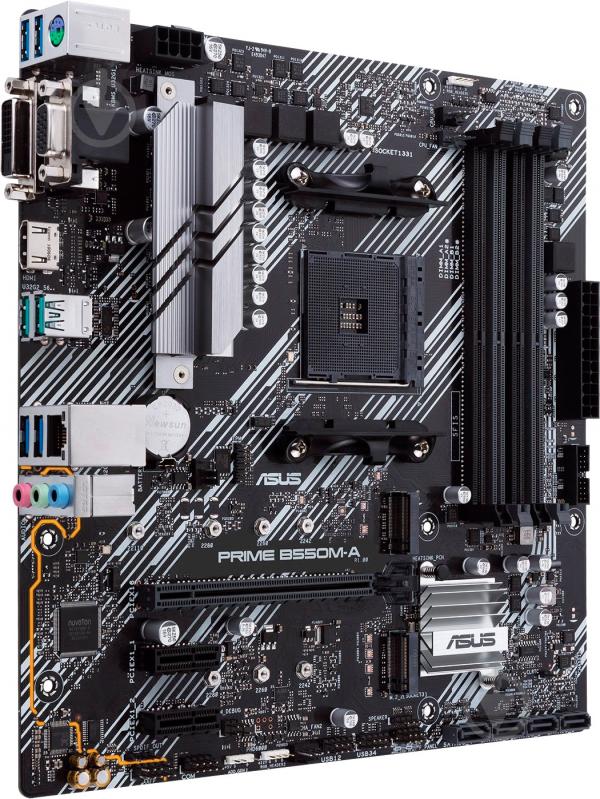 Материнська плата Asus PRIME_B550M-A (Socket AM4, AMD B550, mini ATX) - фото 4