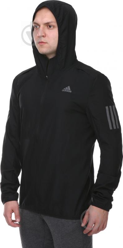 Вітрівка чоловіча демісезонна Adidas RS HD WND JKT M BQ2152 р.L чорна - фото 2