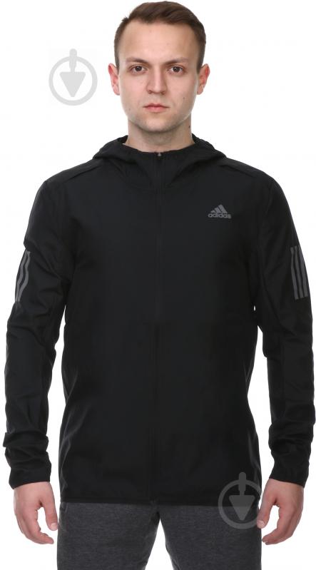 Вітрівка чоловіча демісезонна Adidas RS HD WND JKT M BQ2152 р.XXL чорна - фото 1