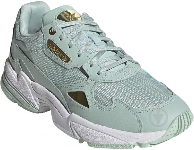 Кросівки жіночі демісезонні Adidas FALCON W FV5092 р.38 зелені - фото 1