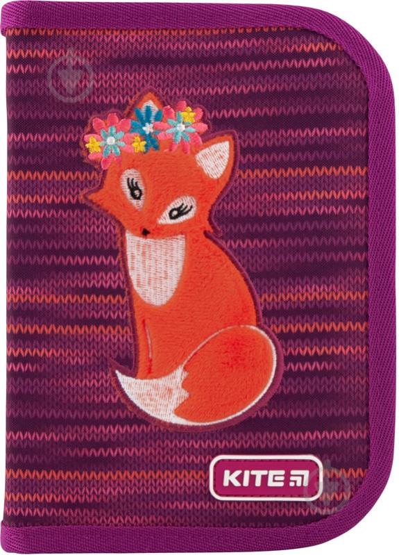 Пенал K20-622-9 KITE фиолетовый с рисунком - фото 1 Пенал K20-622-9 KITE фиолетовый с рисунком - фото 1