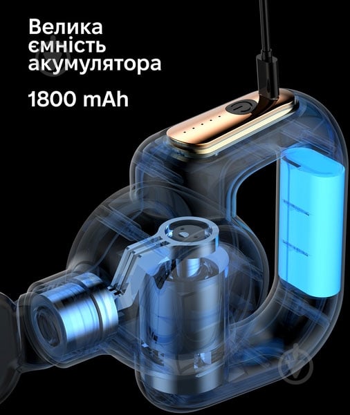 Перкуссионный ручной массажер Inspire HB-016 - фото 5 Перкуссионный ручной массажер Inspire HB-016 - фото 5
