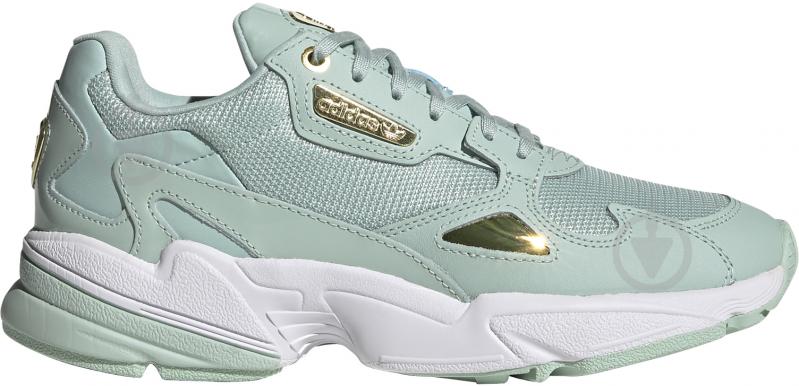 Кроссовки женские демисезонные Adidas FALCON W FV5092 р.38 2/3 зеленые - фото 2