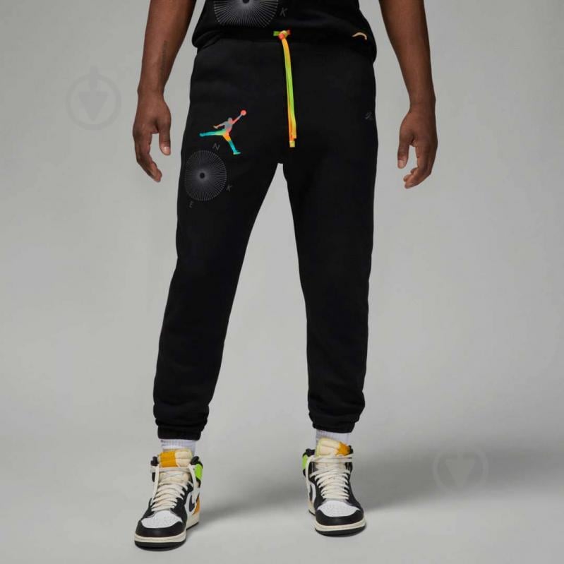 Штани Nike Jordan Flight MVP Men's Statement Graphic Fleece DQ8015-010 р. S чорний - фото 1