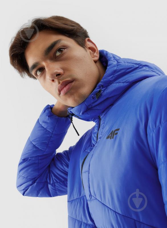 Пуховик мужской 4F DOWN JACKET M245 4FAW23TDJAM245-36S р.M синий - фото 2