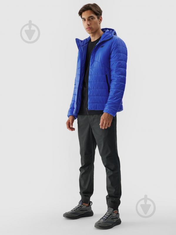 Пуховик мужской 4F DOWN JACKET M245 4FAW23TDJAM245-36S р.M синий - фото 3