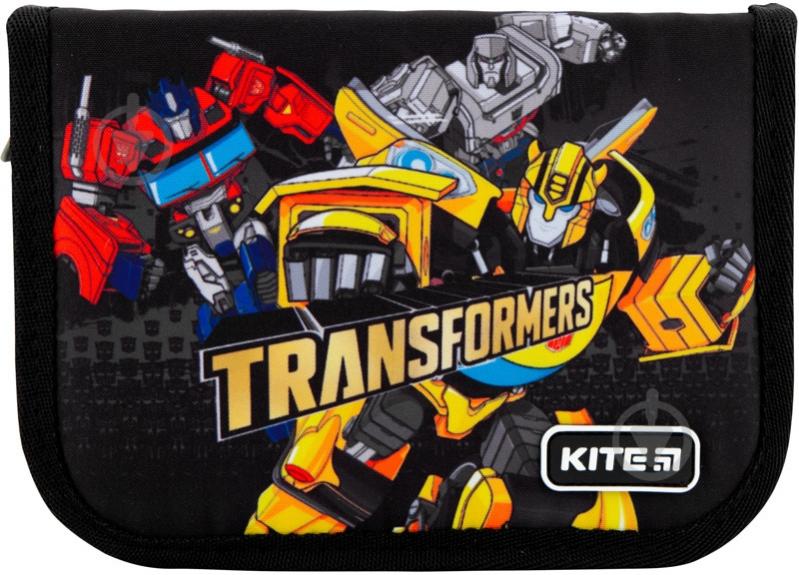 Пенал TF20-622-1 KITE черный с рисунком - фото 1