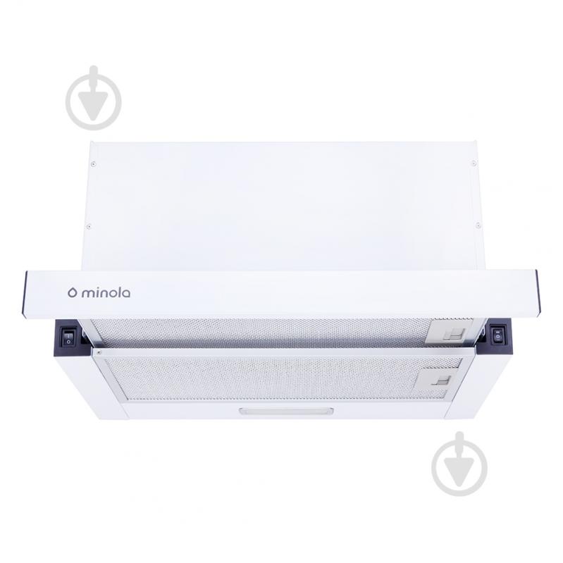 Вытяжка Minola HTL 5314 WH 750 LED телескопическая - фото 1