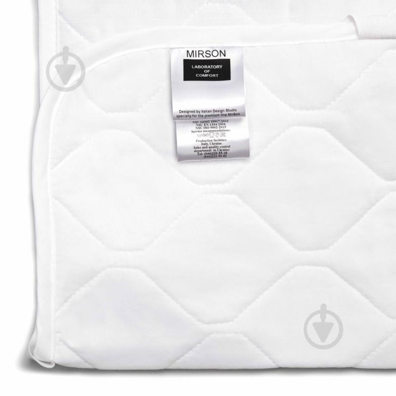 Наматрасник MirSon № 964 Natural Line Стандарт Cotton Aloe Vera обычный с резинкой по периметру 26х70x140 см 2200000833884 - фото 5