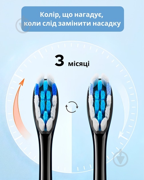 Насадки для электрической зубной щетки Bitvae Bit-S2-Bl - фото 4 Насадки для электрической зубной щетки Bitvae Bit-S2-Bl - фото 4