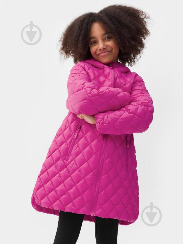 Пуховик для девочек 4F DOWN JACKET F271 4FJAW23TDJAF271-53S розовый - фото 1 Пуховик для девочек 4F DOWN JACKET F271 4FJAW23TDJAF271-53S розовый - фото 1