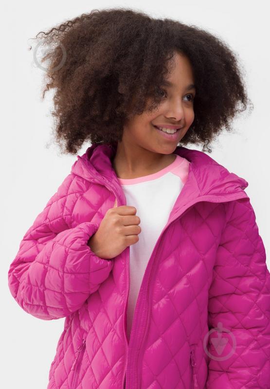 Пуховик для девочек 4F DOWN JACKET F271 4FJAW23TDJAF271-53S розовый - фото 3 Пуховик для девочек 4F DOWN JACKET F271 4FJAW23TDJAF271-53S розовый - фото 3