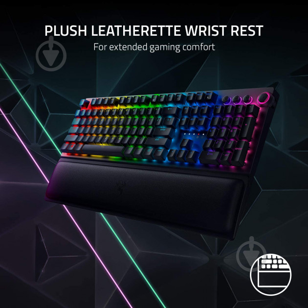 Клавиатура Razer BlackWidow V3 PRO Wireless RU (RZ03-03530800-R3R1) black - фото 3