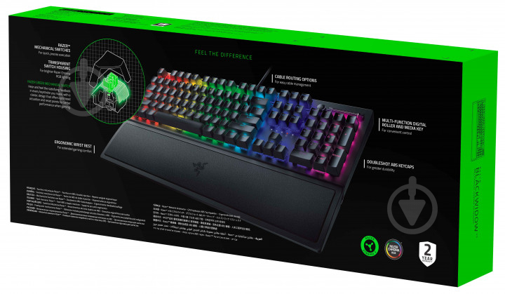 Клавиатура Razer BlackWidow V3 RU (RZ03-03540800-R3R1) black - фото 8