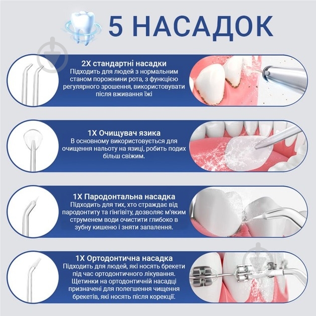 Ирригатор h2ofloss HF-3pro black - фото 2