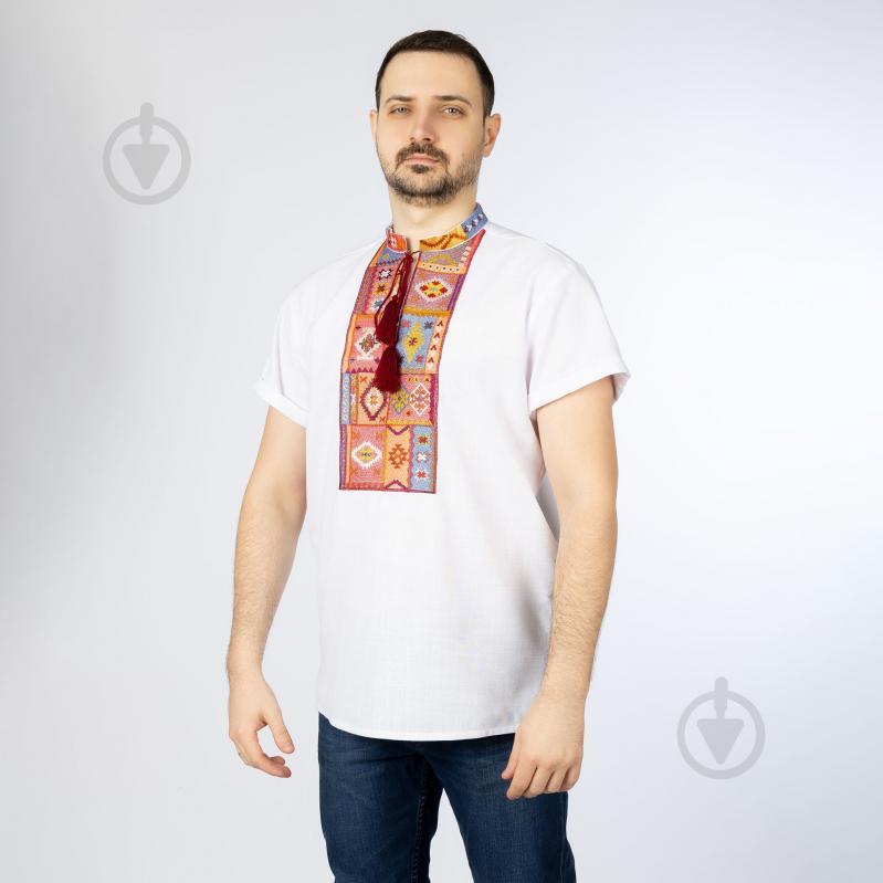 Вишиванка Едельвіка 08-26/09 білий р. M - фото 1 Вишиванка Едельвіка 08-26/09 білий р. M - фото 1