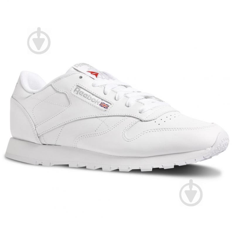 Кросівки жіночі демісезонні Reebok CL LTHR 2232 р.35 білі - фото 1