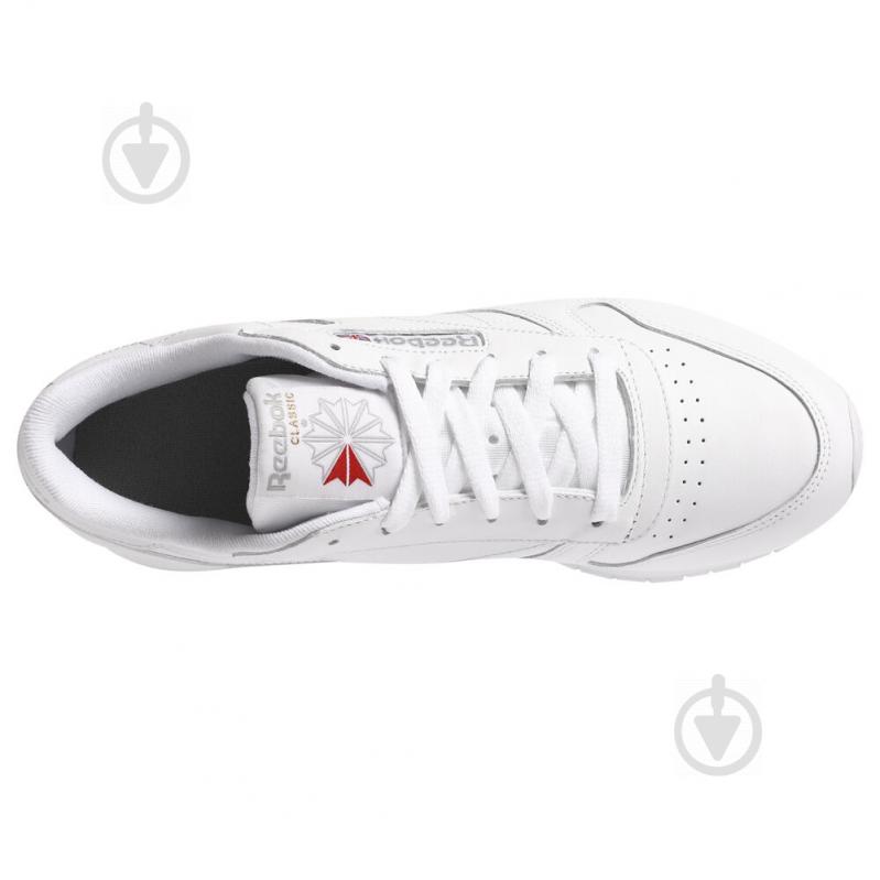 Кроссовки женские демисезонные Reebok CL LTHR 2232 р.35 белые - фото 6