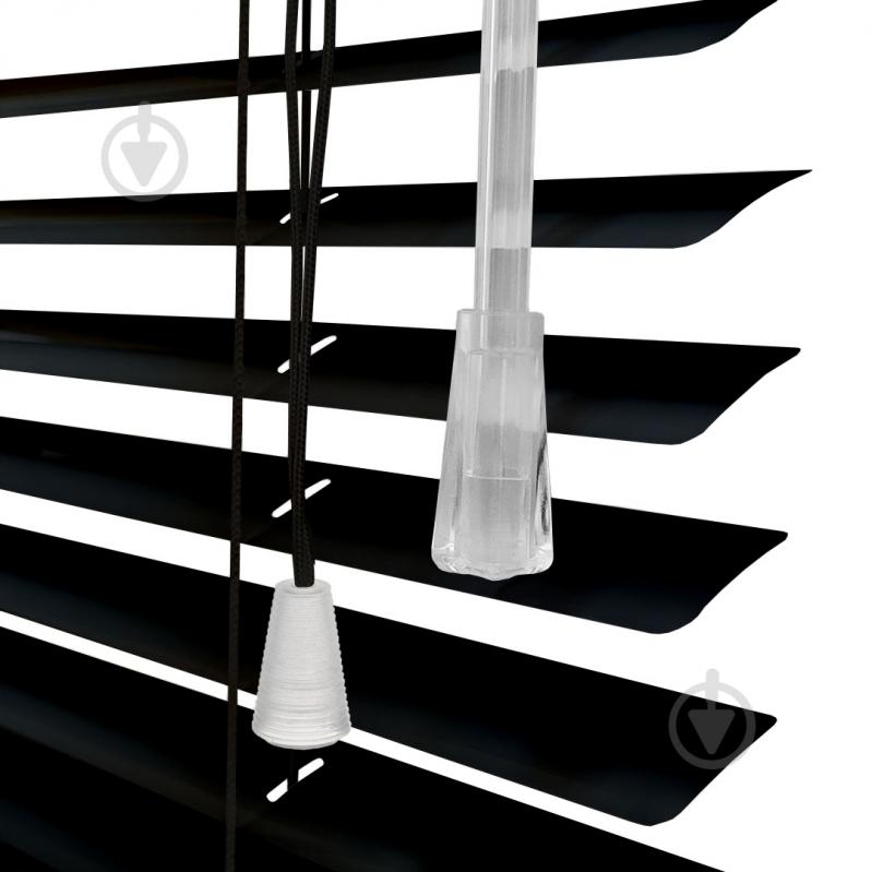 Жалюзи Rollotex алюминиевые горизонтальные с фиксацией 117х220 см черные матовые - фото 4 Жалюзи Rollotex алюминиевые горизонтальные с фиксацией 117х220 см черные матовые - фото 4