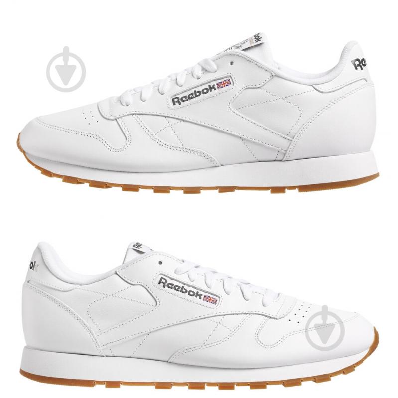 Кроссовки мужские демисезонные Reebok CL LTHR 49799 р.42 белые - фото 7 Кроссовки мужские демисезонные Reebok CL LTHR 49799 р.42 белые - фото 7