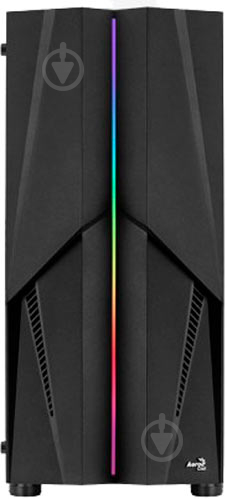 Корпус AeroCool Mecha Black Mid Tower RGB Glass side panel (Mecha-G-BK-v1) - фото 2