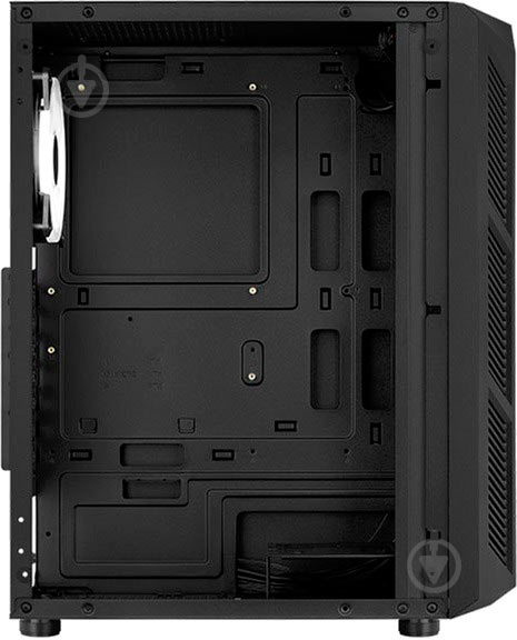 Корпус AeroCool Prime Black Mid Tower RGB Glass side panel (Prime-G-BK-v1) - фото 8