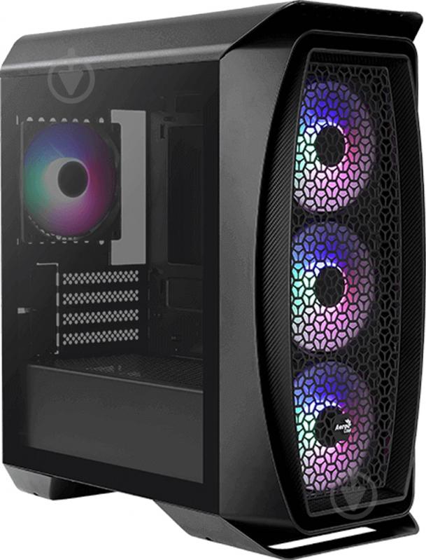 Корпус AeroCool Aero One Mini Frost-G-BK-v1 Black (Mini Frost-G-BK-v1) - фото 1