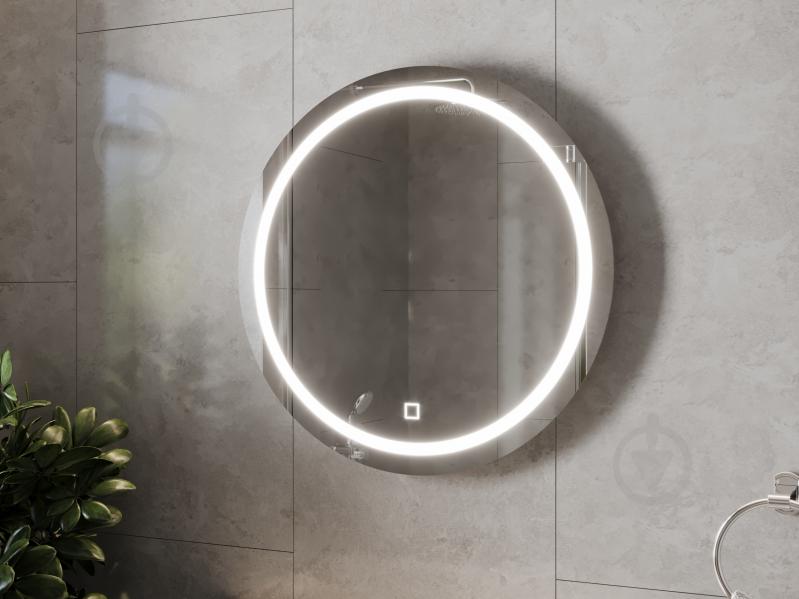 Зеркало ЮВЕНТА LED Murano с сенсором (Round) d 700 мм MrMR-70 - фото 3