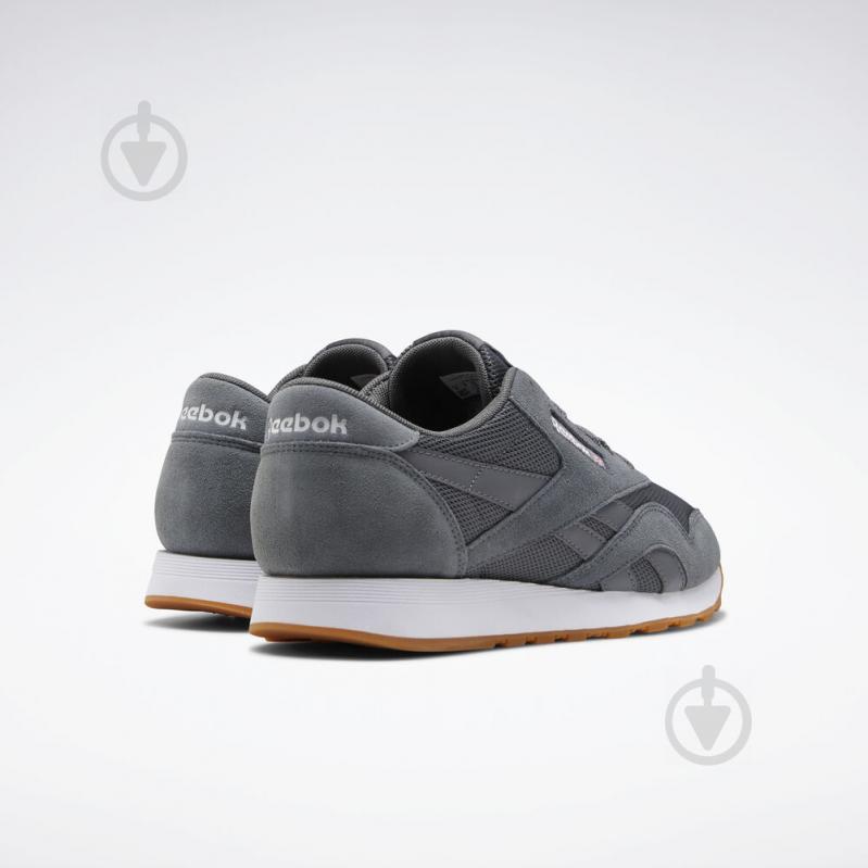 Кросівки чоловічі демісезонні Reebok CL NYLON MU EF3278 р.40,5 сірі - фото 4