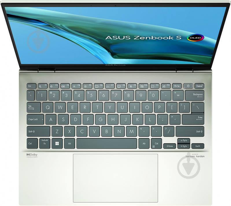 Ноутбук Asus Zenbook S UM5302TA-LV497W 13,3" (90NB0WA4-M00PX0) aqua celadon - фото 8