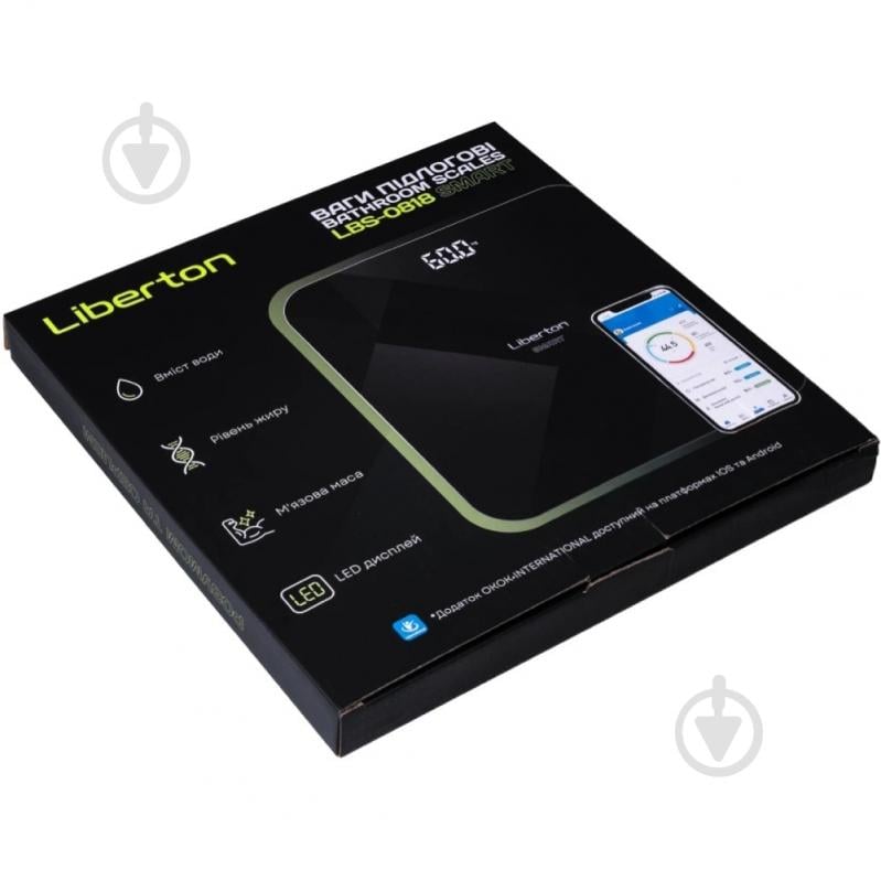 Весы напольные Liberton LBS-0818 Smart - фото 2 Весы напольные Liberton LBS-0818 Smart - фото 2