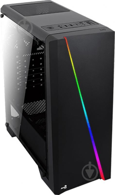 Корпус AeroCool Cylon BG RGB Tempered Glass Black (PGS CYLON Black BG) - фото 4