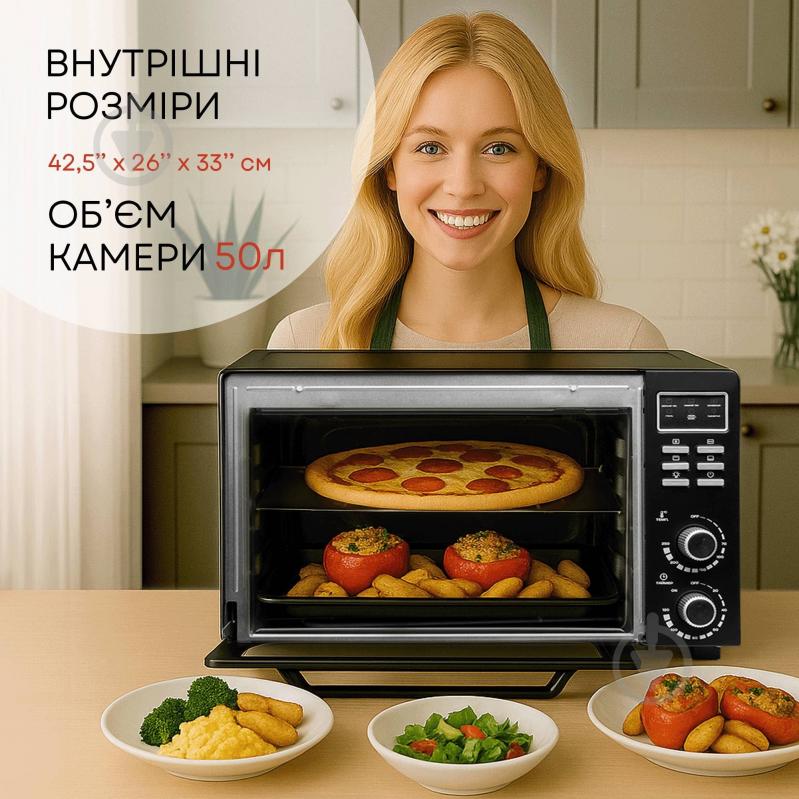 Электрическая печь Liberton LEO-501E Black - фото 9
