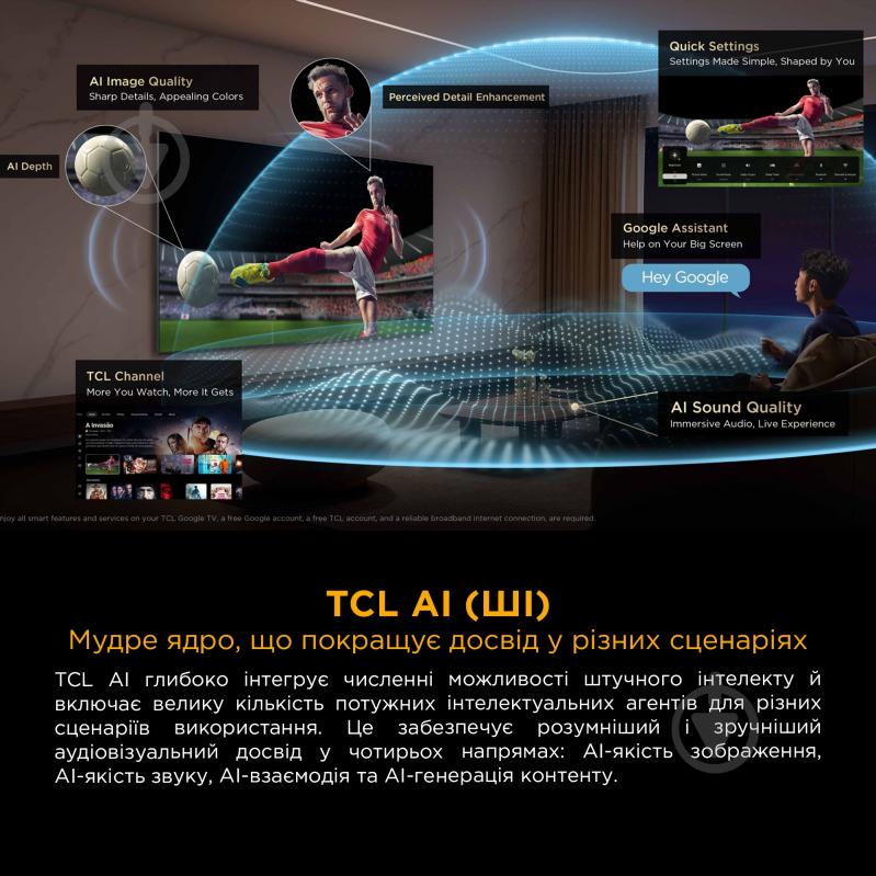 Телевізор TCL 85C8K - фото 12