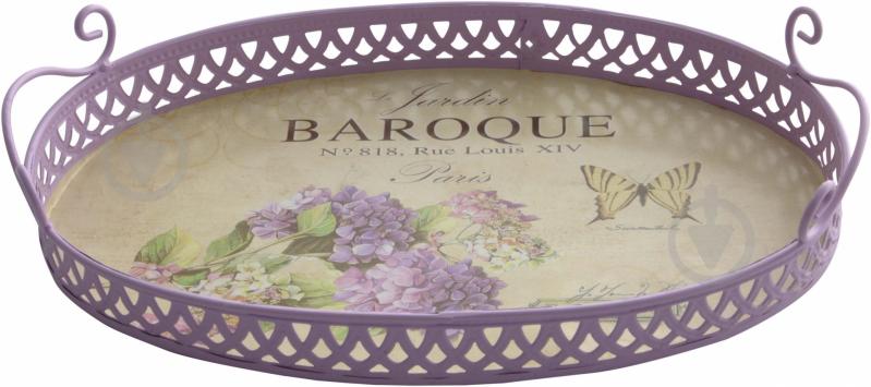 Поднос для завтрака Lilac 38x25 см 14S0448M - фото 1 Поднос для завтрака Lilac 38x25 см 14S0448M - фото 1