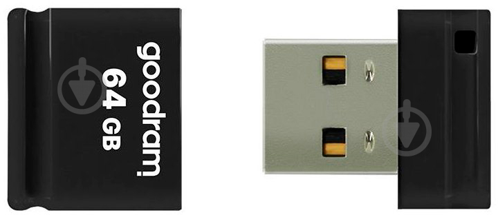 Флешпам'ять USB Goodram UPI2 64 ГБ USB 2.0 black (UPI2-0640K0R11) - фото 2