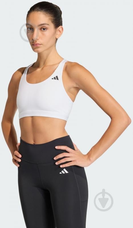 Бра Adidas OPT ESS MS BRA KA4731 р.M белый - фото 2